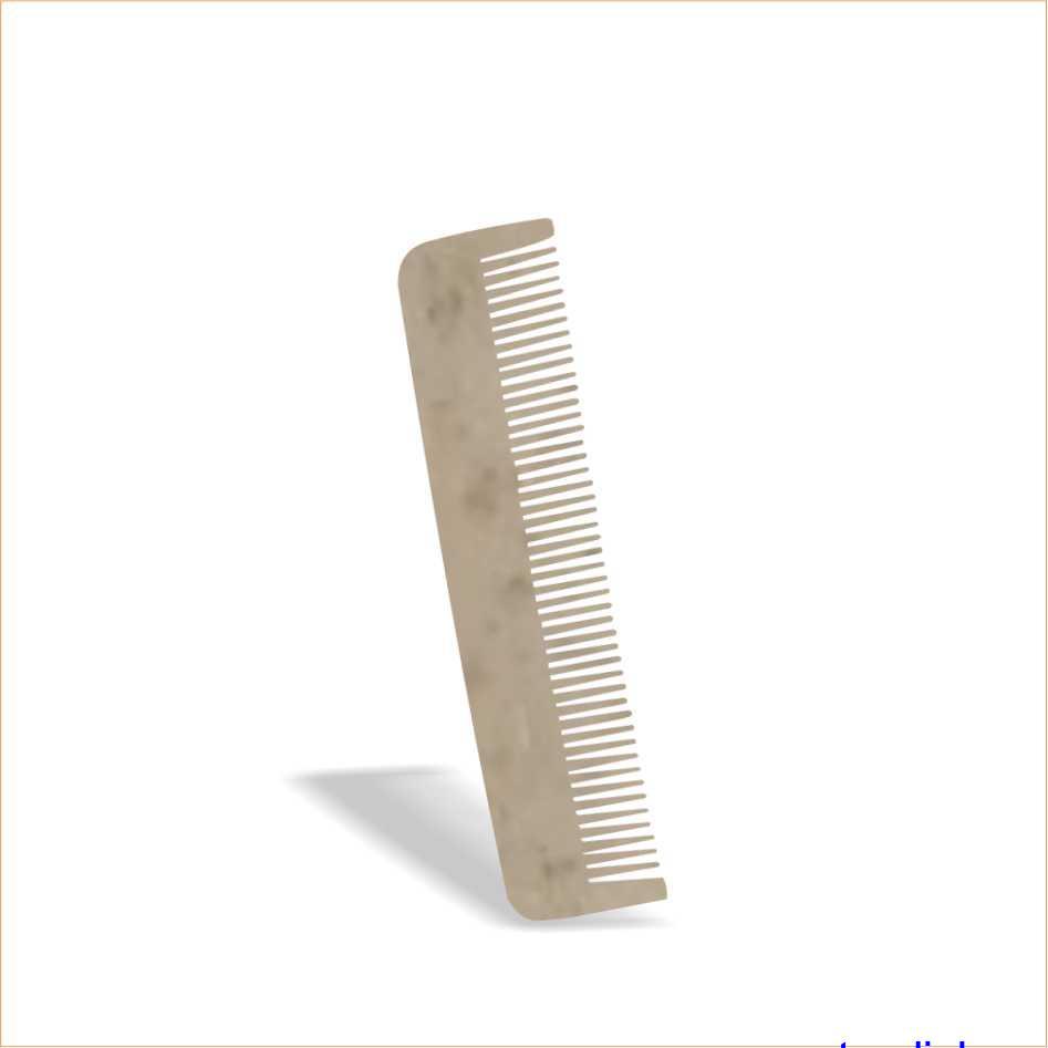 Bio plastic comb 3