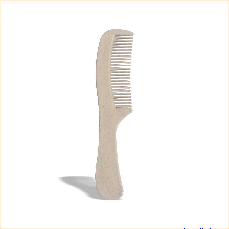 Bio plastic handle comb 4