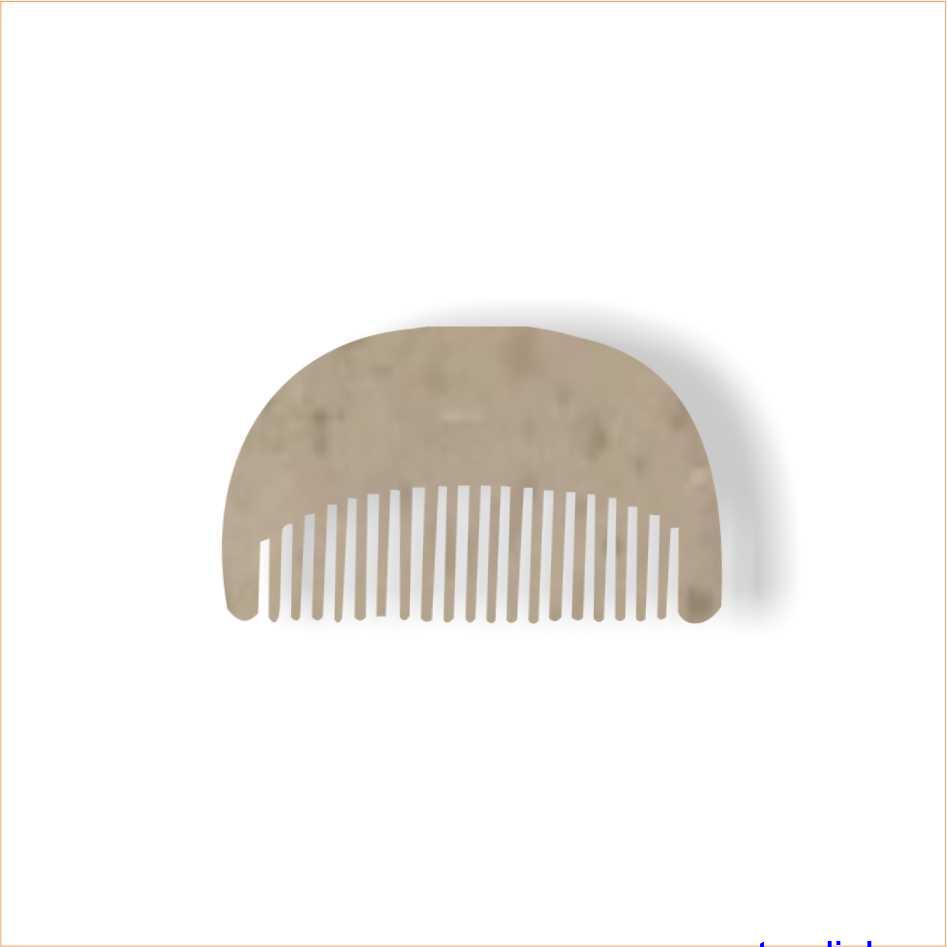 Bio plastic comb 7