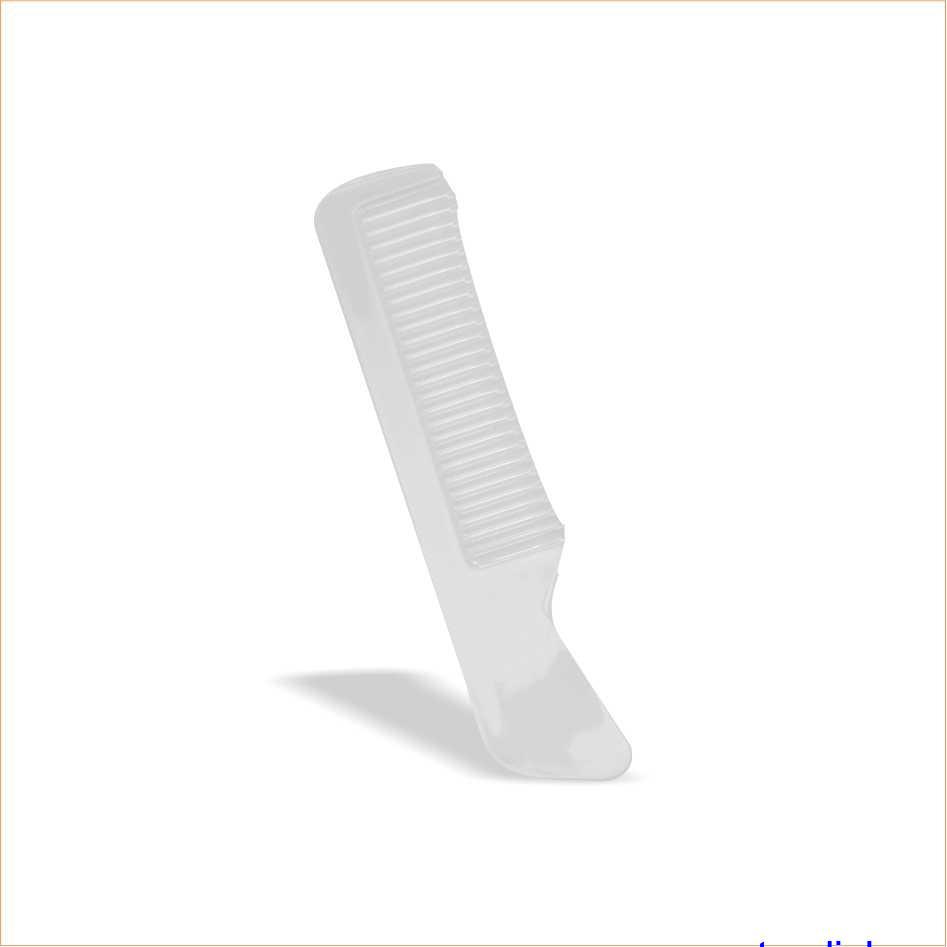 Transparent plastic comb 2