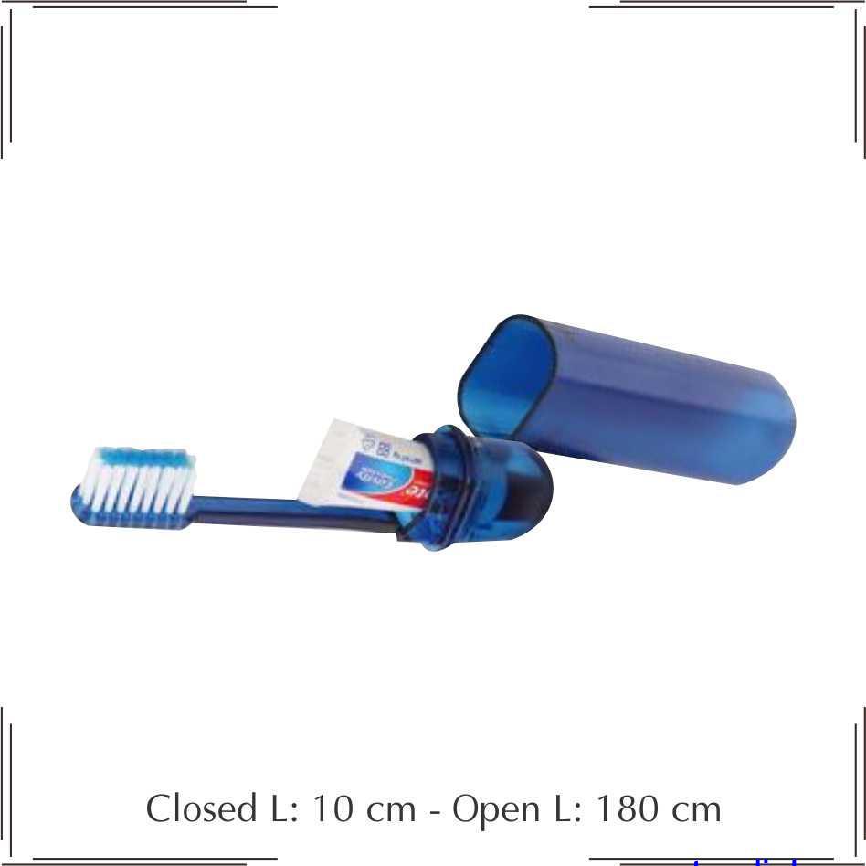 Travel toothbrush + toothpaste 3gr 3