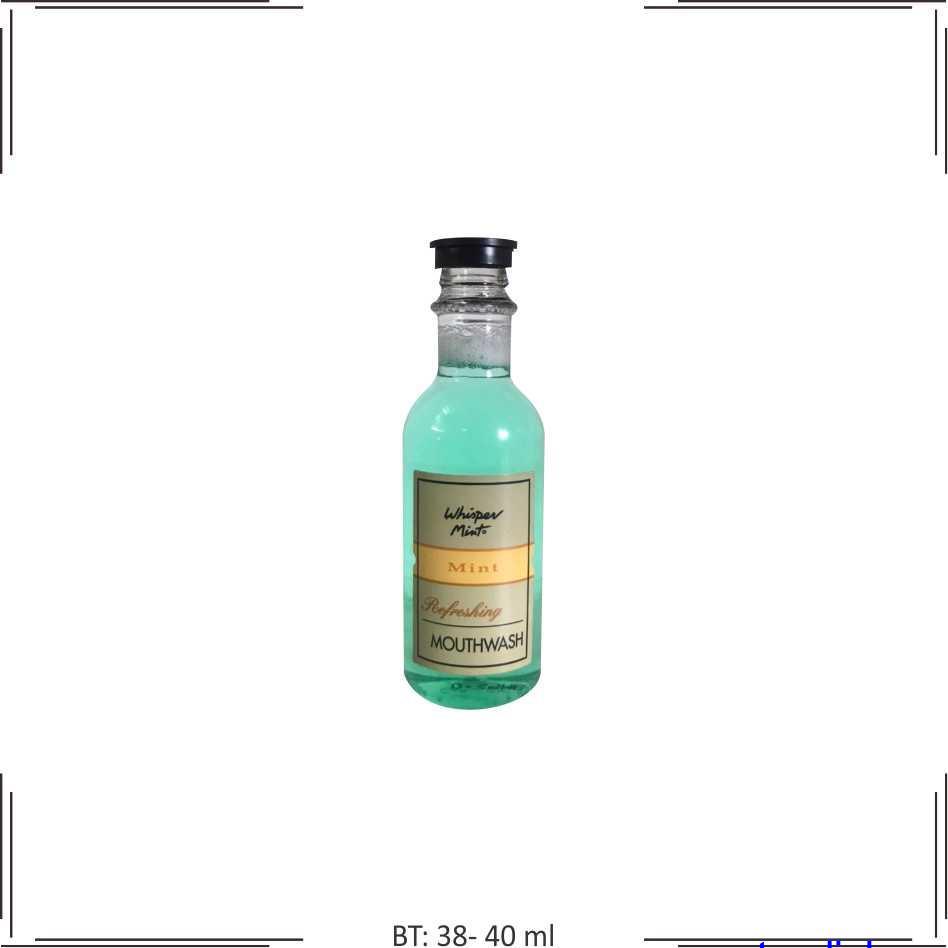 Transparent plastic bottle 38
