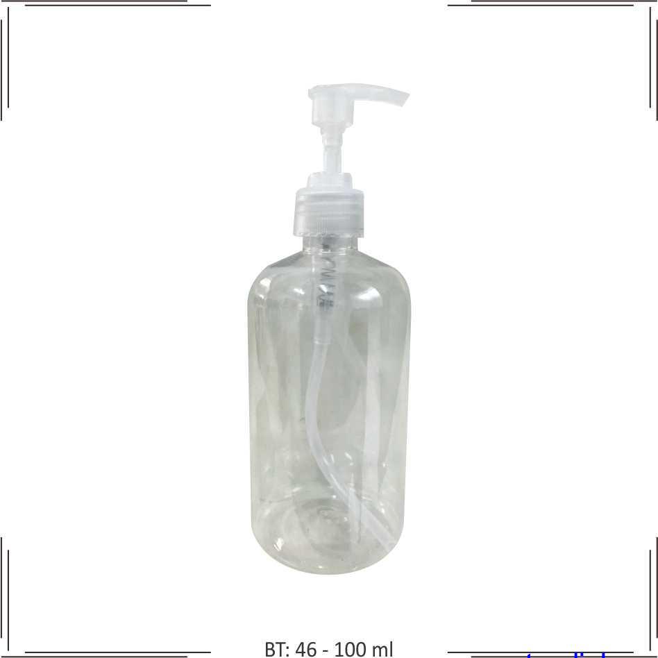 Transparent plastic bottle 46