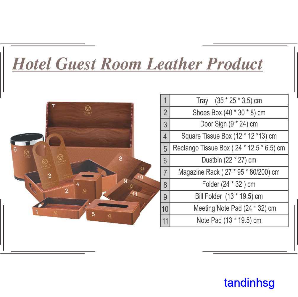 Hotel leather guest room product 