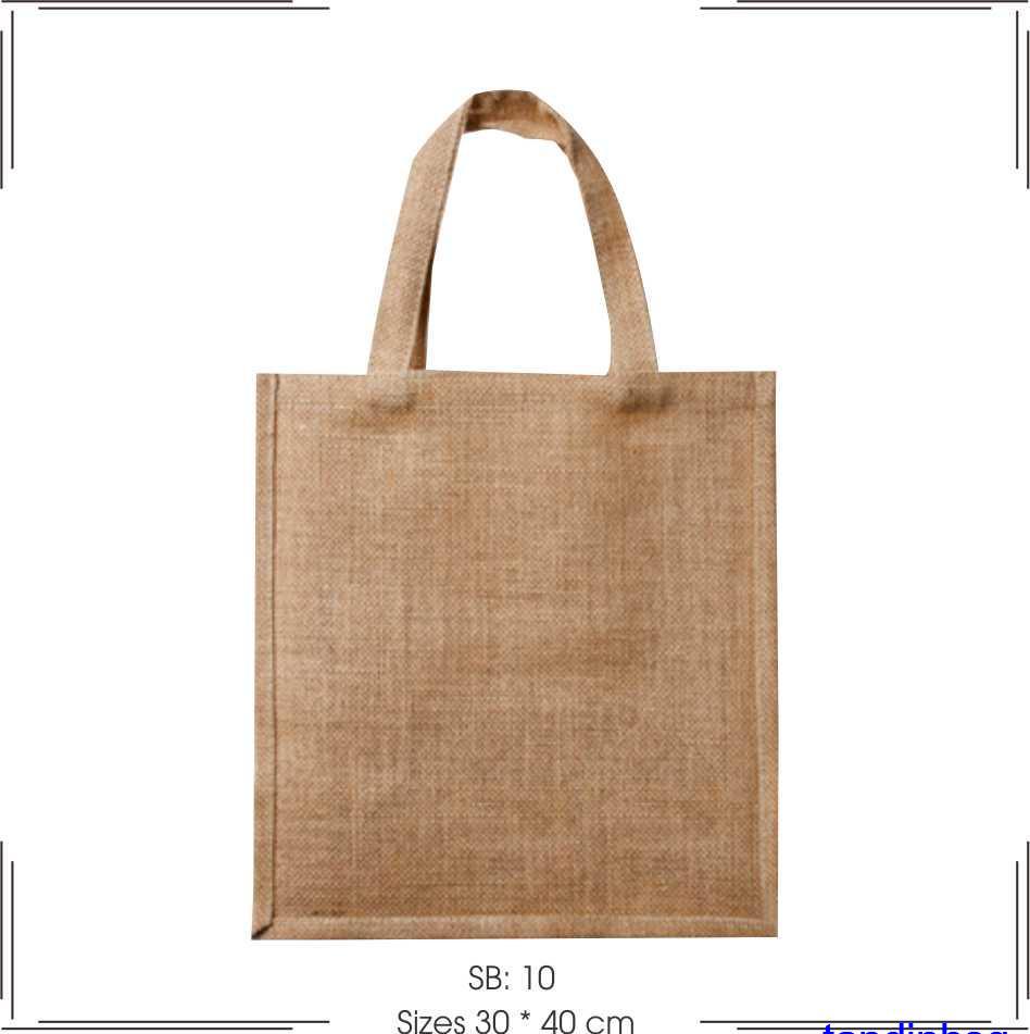 Burlap  Shopping Bag 3