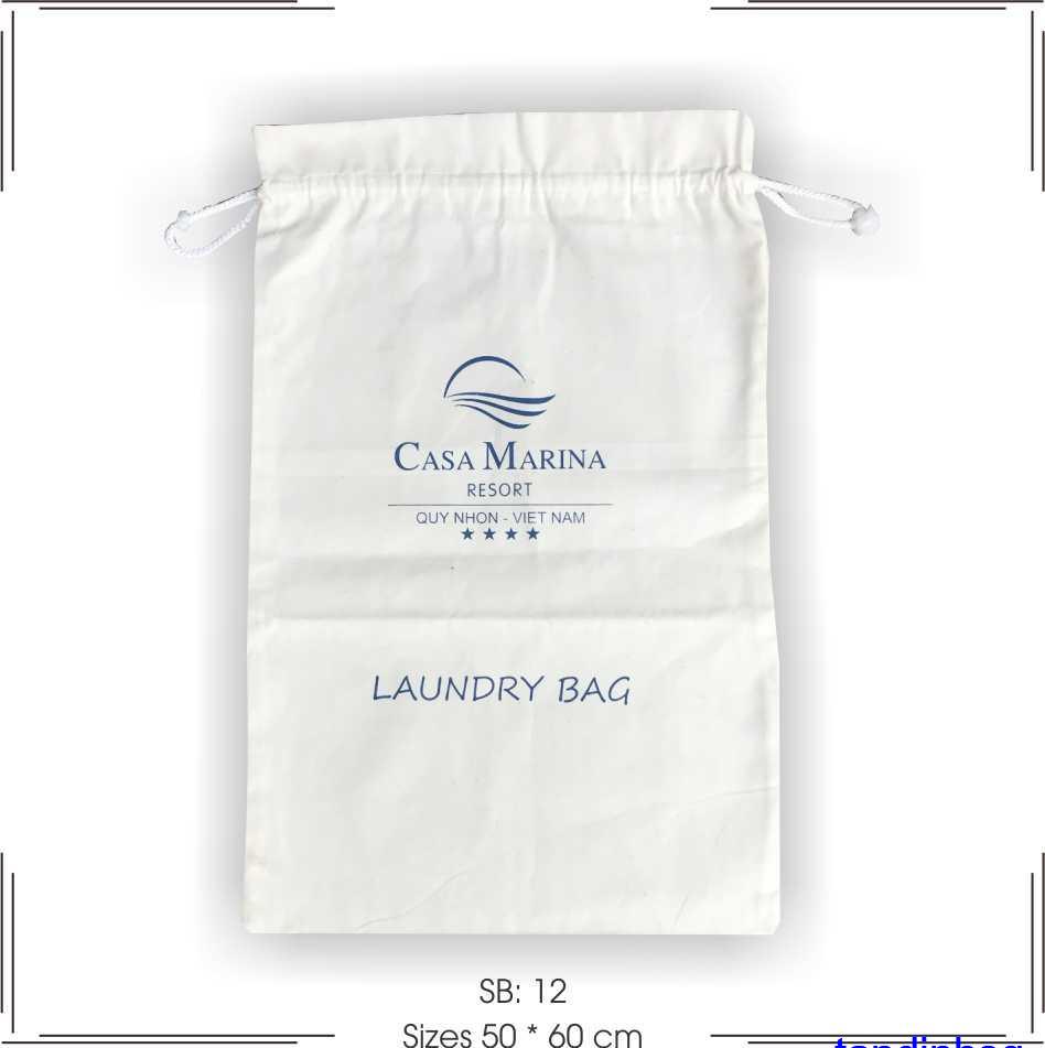 Burlap  Laundry Bag 2